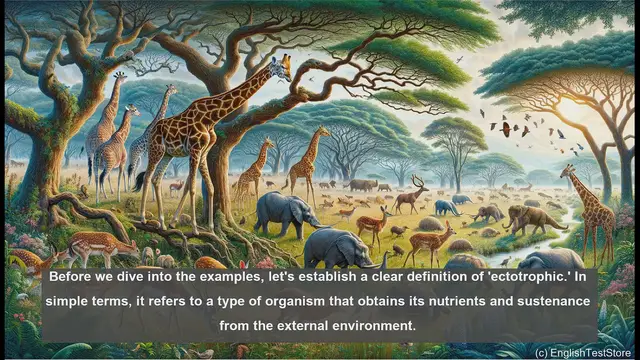 Video thumbnail for Ectotrophic in biology - meaning, definition and examples