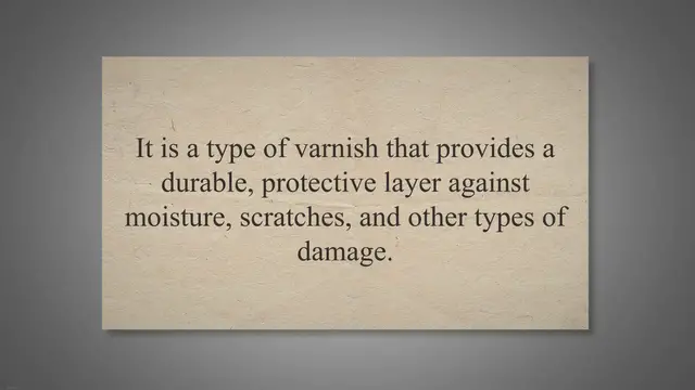 Video thumbnail for Can you tint polyurethane?