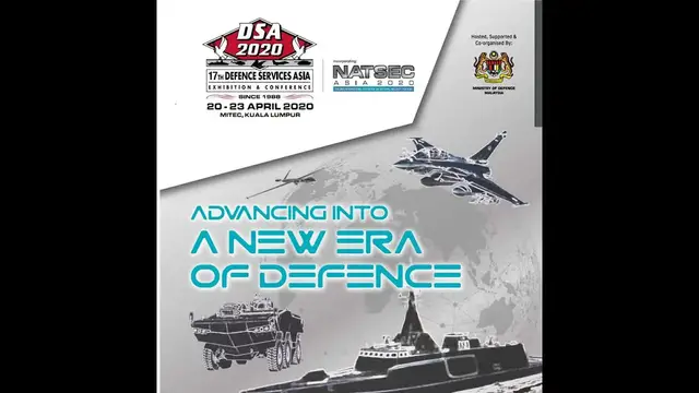 'Video thumbnail for Teaser DSA NATSEC 2020 Defence Services Asia Homeland Security Exhibition Kuala Lumpur Malaysia'