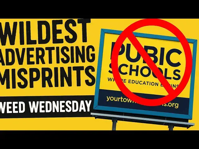 'Video thumbnail for Wildest Advertising Misprints That’ll Blow Your Mind | Weed Wednesday on The Wakey Bakey'