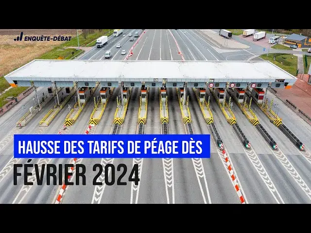 Video thumbnail for Hausse des tarifs de péage dès février 2024 : Montants et autoroutes concernées
