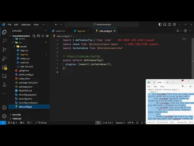 Video thumbnail for How to Setup TailwindCSS 4 in React.js Vite Project in Visual Studio Code Full Project For Beginners