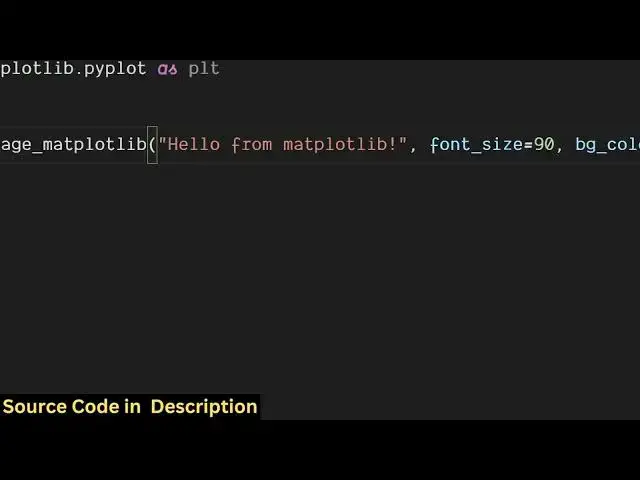 Video thumbnail for Python 3 Matplotlib Script to Convert Raw Text to PNG & JPG Image