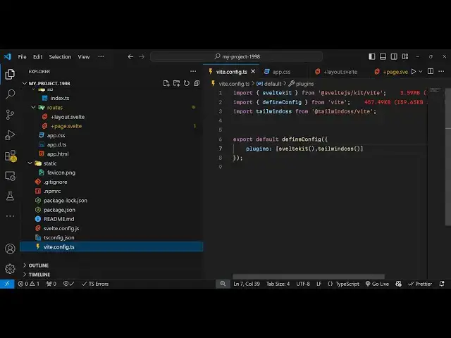 Video thumbnail for How to Setup Tailwind CSS 4 in SvelteKit Vite Project in Visual Studio Code For Beginners