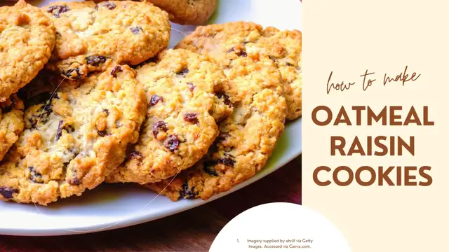Video thumbnail for Oatmeal Raisin Cookies Recipe