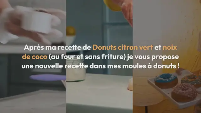 Video thumbnail for Après ma recette de Donuts citron