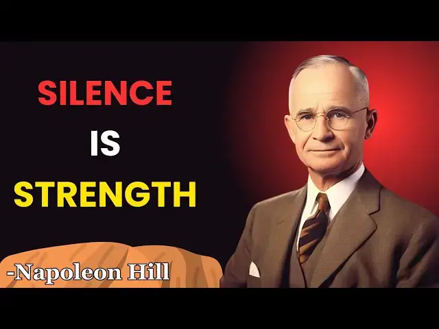 'Video thumbnail for Become Unstoppable Without Saying a Word |  Napoleon Hill Classes'