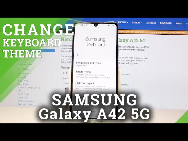 'Video thumbnail for How to Change Keyboard Theme in Samsung Galaxy A42'