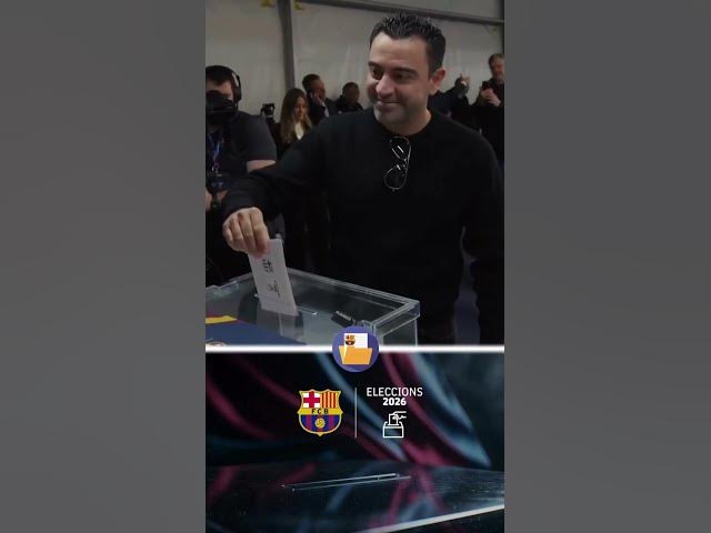 Video thumbnail for Xavi Hernández presente en el Camp Nou para votar ✅

📹 FC Barcelona
