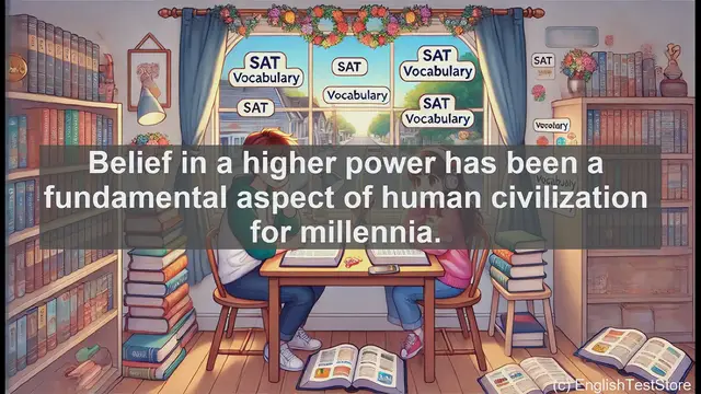 Video thumbnail for 5000 Must Know SAT Vocabulary - Theism: Understanding Belief in a Higher Power