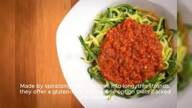 'Video thumbnail for Zucchini Noodles'
