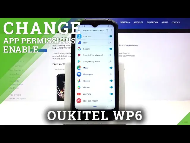 'Video thumbnail for How to Manage Applications in Oukitel WP6 – Set Up Apps Permissions'