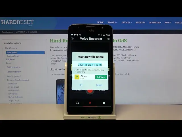 Video thumbnail for How to Record Sounds with Motorola Moto G5S Plus - Operate Voice Recorder