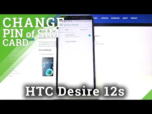 'Video thumbnail for How to Change SIM PIN in HTC Desire 12s -Find SIM Card Lock Change Option'