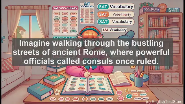 Video thumbnail for 5000 Must Know SAT Vocabulary - SAT Vocabulary: Understanding the Word 'Consul'