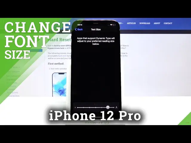 'Video thumbnail for How to Change Font Size on iPhone 12 Pro – Customize iOS Font'