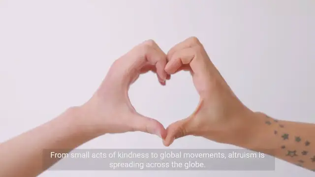 Video thumbnail for Altruistic Initiatives and Movements Around the World