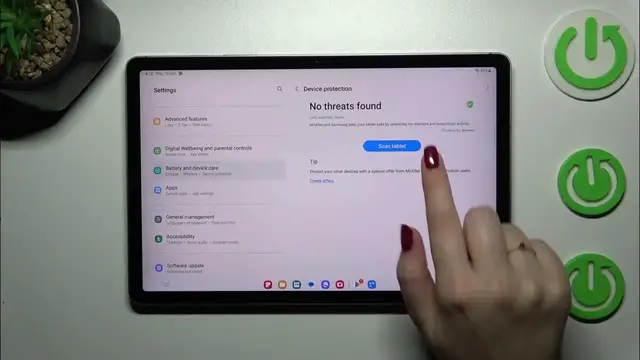 Video thumbnail for How to Perform Virus Scan in SAMSUNG Galaxy Tab S9 FE?