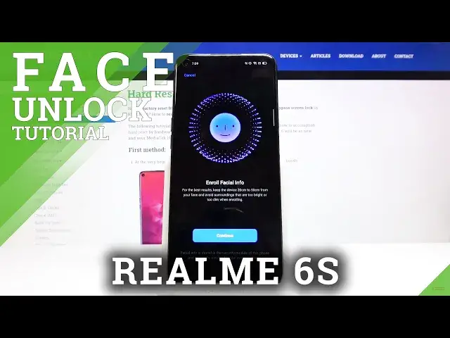 'Video thumbnail for How to Activate Face Recognition Feature in Realme 6s - Add Face Unlock'