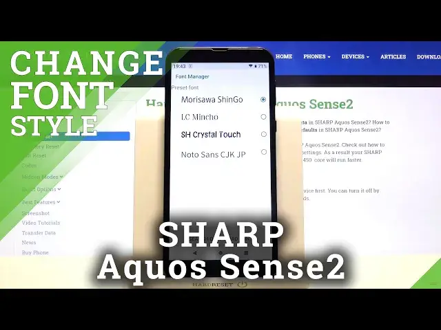 'Video thumbnail for How to Change Font Style in SHARP Aquos Sense2 – Set Up Font Style'