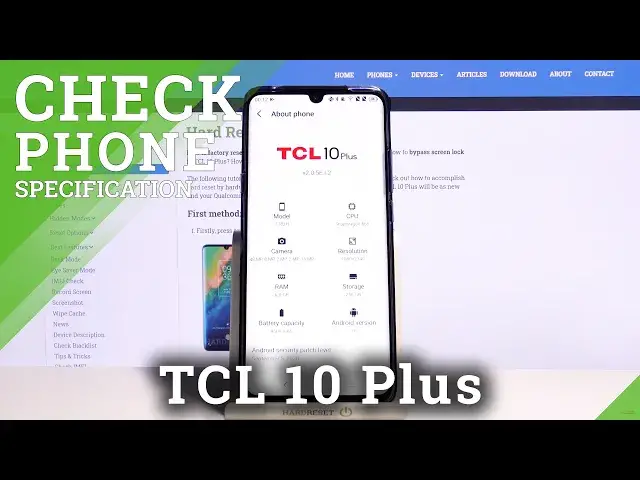 'Video thumbnail for How to Check Phone Specifications on TCL 10 Plus'