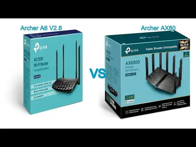 Video thumbnail for TP-Link Router Face-Off: Archer A6 vs. Archer AX80 | Ultimate Comparison Guide!