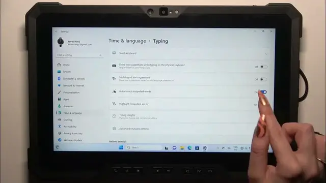 Video thumbnail for How to Turn On Autocorrection on DELL RUGGED 7220 – Turn Off Auto Correction
