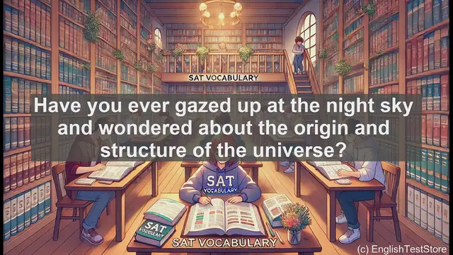 Video thumbnail for 5000 Must Know SAT Vocabulary - SAT Vocabulary: Understanding Cosmology
