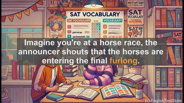 Video thumbnail for 5000 Must Know SAT Vocabulary - What is a Furlong? SAT Vocab Word Explained