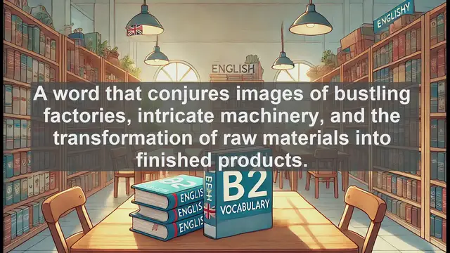 Video thumbnail for 1500 Must Know CEFR B2 Vocabulary - Manufacturing: Key Concept for B2 English Proficiency