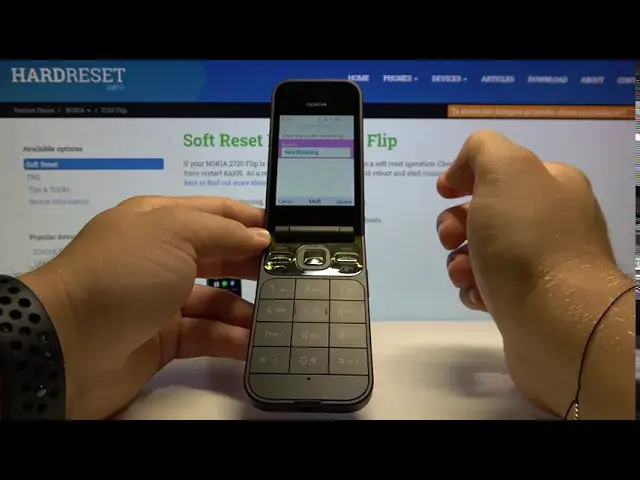Video thumbnail for How to Record Sounds on NOKIA 2720 Flip - Dictaphone Apps