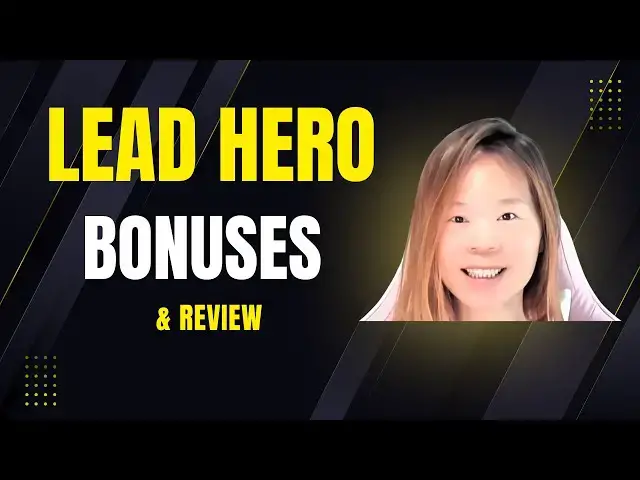 'Video thumbnail for Lead Hero Bonuses and Review - Unlock explosive growth for your online business!'