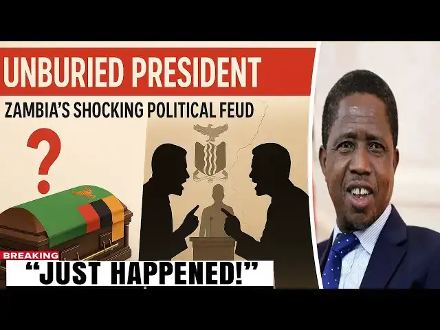 Video thumbnail for Zambia's Late President Still Unburied Amidst Explosive Political Feud #BreakingNews#Zambia#ShockSp