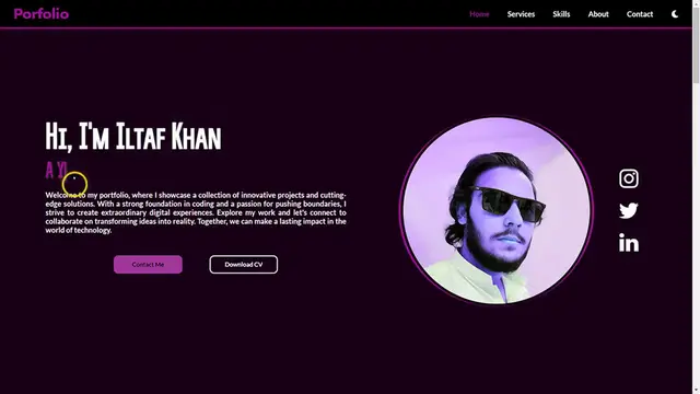 Video thumbnail for Personal Portfolio Website using HTML, CSS & JavaScript