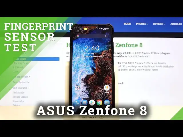 Video thumbnail for How Fingerprint Sensor Works with Tempered Glass on ASUS Zenfone 8