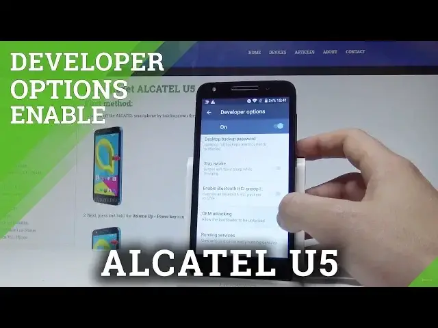'Video thumbnail for How to Enable Developer Options & OEM Unlocking in ALCATEL U5 |HardReset.info'