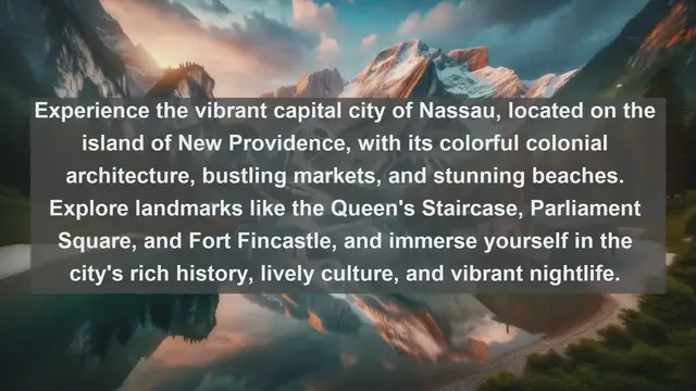 Video thumbnail for Exploring Paradise: Top 10 Most Beautiful Cities in the Bahamas