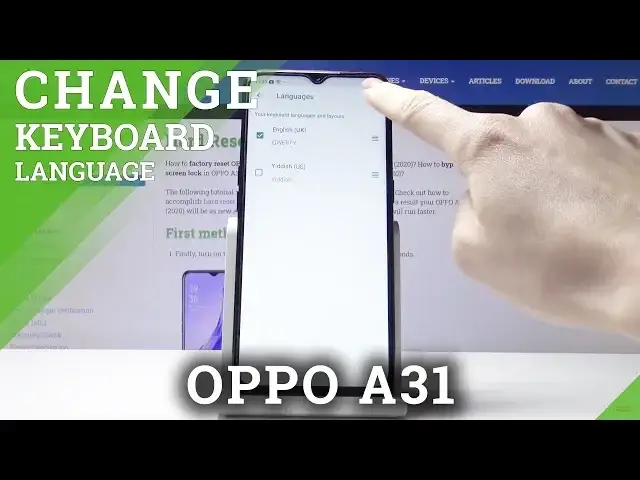 Video thumbnail for How to Adjust Keyboard Settings in OPPO A31 (2020) - Change Keyboard Language