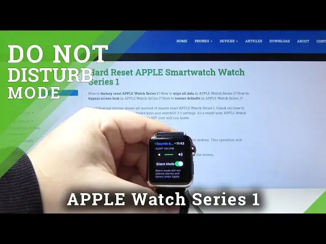 Video thumbnail for How to Activate Silent Mode in APPLE Watch Series 1 – DND Settings