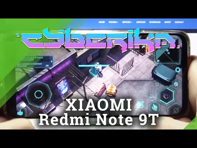 'Video thumbnail for Cyberika  Game Test on XIAOMI Redmi Note 9T – Gameplay / Performance Checkup'
