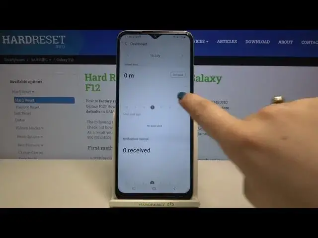 'Video thumbnail for How to Verify Total Screen Time on SAMSUNG Galaxy F12 – Display Settings'