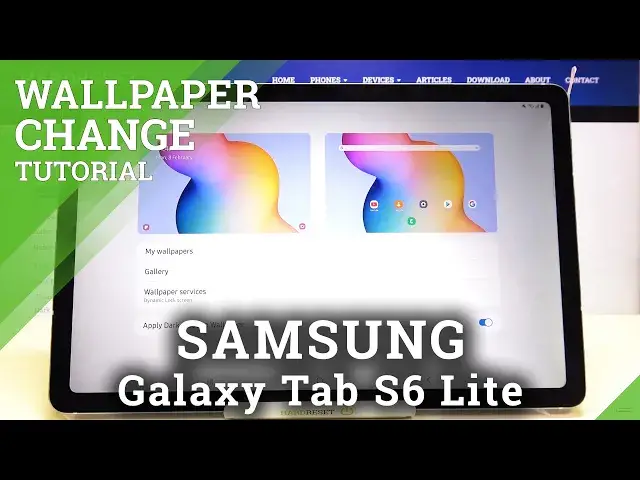 'Video thumbnail for How to Change Wallpaper in SAMSUNG Galaxy Tab S6 Lite – Update Home Screen'