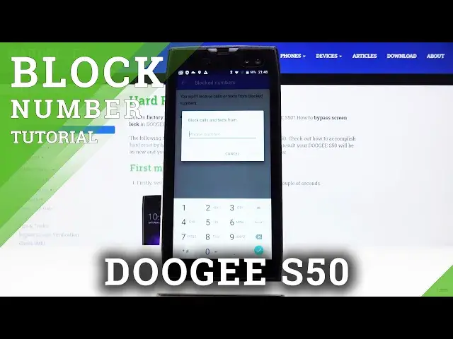 'Video thumbnail for How to Block Number in DOOGEE S50 – Contacts Blacklist'