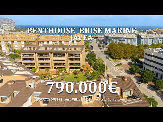 Video thumbnail for ᑕ❶ᑐ Javea Beach | EXCLUSIVE LUXURY APARTMENT IN FRONT OF THE SEA | 150m from the Arenal Beach