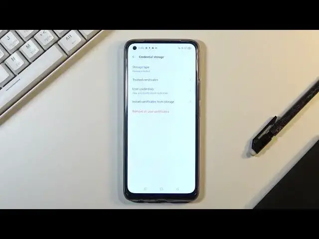 'Video thumbnail for How to Clear Credentials on REALME 8 – Enter Credentials Section'