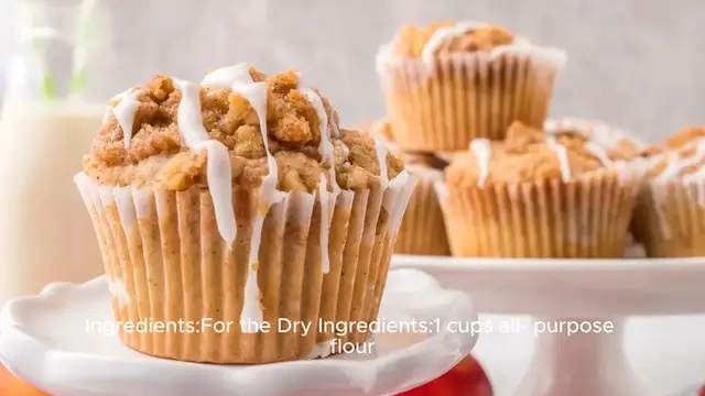Video thumbnail for Apple muffin recipe