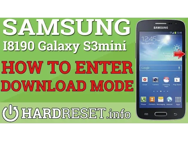 'Video thumbnail for DOWNLOAD MODE Samsung i8190 Galaxy S III mini - HOW TO ENTER?'