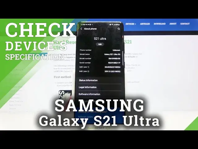 'Video thumbnail for How to Check Model Number in SAMSUNG Galaxy S21 Ultra'