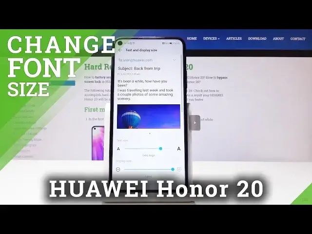 'Video thumbnail for How to Change Font Size in HUAWEI Honor 20 - Font Size & Style'