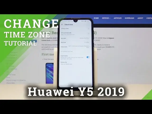 'Video thumbnail for How to Change Date in Huawei Y5 2019 - Time Settings / Set Up Clock Format'
